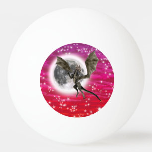 Balle De Ping Pong Dragon Noir - Créature Fantastique Mythique Ciel R