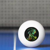BALLE DE PING PONG DRAGON VERT (Filet)