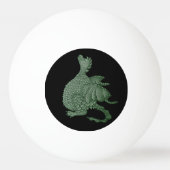 Balle De Ping Pong dragon vert mignon Ping Pong Ball (Dos)
