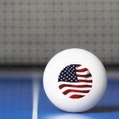 Balle De Ping Pong Drapeau américain (Filet)