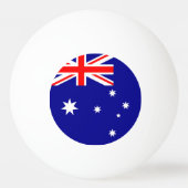 Balle De Ping Pong Drapeau Australie (Devant)