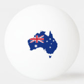 Balle De Ping Pong Drapeau australien (Dos)