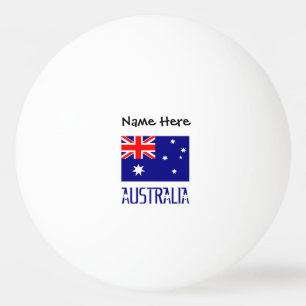 Balle De Ping Pong Drapeau australien personnalisé