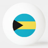 Balle De Ping Pong Drapeau bahamien (Devant)