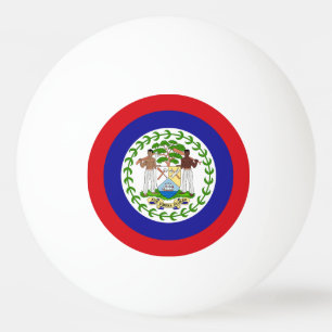 Balle De Ping Pong Drapeau bélizien