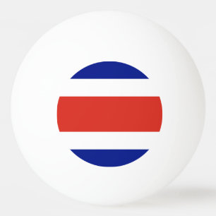 Balle De Ping Pong Drapeau civil du Costa Rica