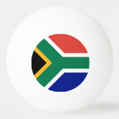 Balle De Ping Pong Drapeau d'Afrique du Sud (Dos)
