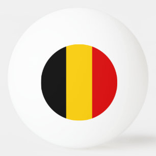 Balle De Ping Pong Drapeau de Belgique