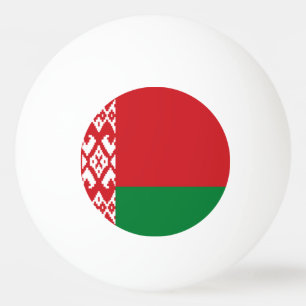 Balle De Ping Pong Drapeau de Biélorussie