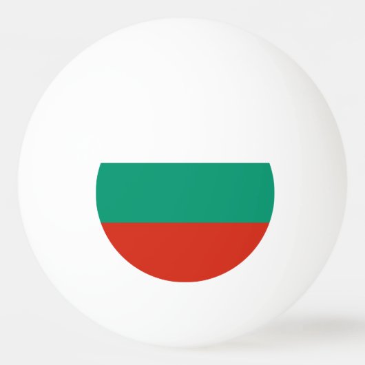 Balle De Ping Pong Drapeau de Bulgarie (Devant)