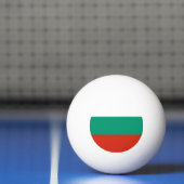 Balle De Ping Pong Drapeau de Bulgarie (Filet)