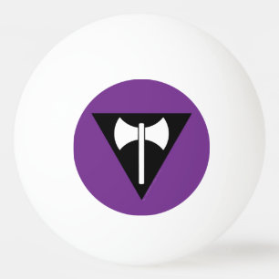 Balle De Ping Pong Drapeau de fierté lesbienne SlipperyJoe puissant s