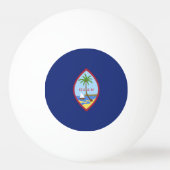 Balle De Ping Pong Drapeau de Guam (Dos)