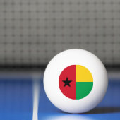 Balle De Ping Pong Drapeau de Guinée-Bissau (Filet)