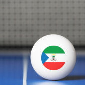 Balle De Ping Pong Drapeau de Guinée équatoriale (Filet)