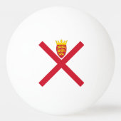 Balle De Ping Pong Drapeau de Jersey (Dos)