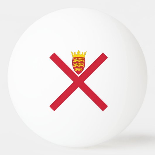 Balle De Ping Pong Drapeau de Jersey (Devant)