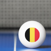 Balle De Ping Pong Drapeau de la Belgique (Filet)