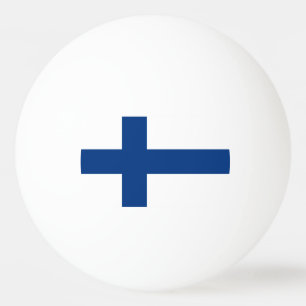 Balle De Ping Pong Drapeau de la Finlande