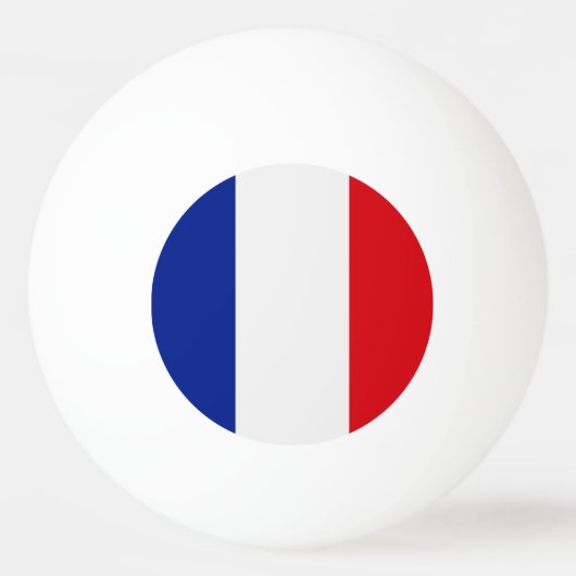 Balle De Ping Pong Drapeau de la France (Dos)