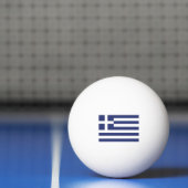 Balle De Ping Pong Drapeau de la Grèce (Filet)