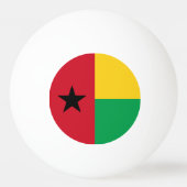Balle De Ping Pong Drapeau de la Guinée Bissau (Dos)
