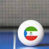 Balle De Ping Pong Drapeau de la Guinée équatoriale (Filet)