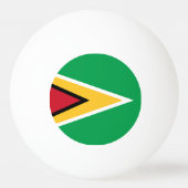 Balle De Ping Pong Drapeau de la Guyane (Dos)