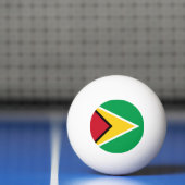 Balle De Ping Pong Drapeau de la Guyane (Filet)