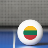 Balle De Ping Pong Drapeau de la Lituanie (Filet)