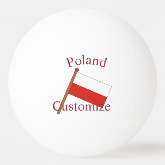 Balle De Ping Pong Drapeau de la Pologne Thunder_Cove (Devant)