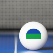 Balle De Ping Pong Drapeau de la République de Komi (Filet)