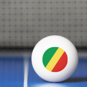 Balle De Ping Pong Drapeau de la République du Congo (Filet)