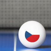 Balle De Ping Pong Drapeau de la République tchèque (Filet)