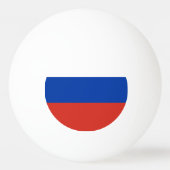 Balle De Ping Pong Drapeau de la Russie (Dos)