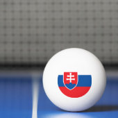 Balle De Ping Pong Drapeau de la Slovaquie (Filet)