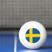 Balle De Ping Pong Drapeau de la Suède (Filet)