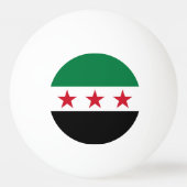 Balle De Ping Pong Drapeau de la Syrie (Dos)