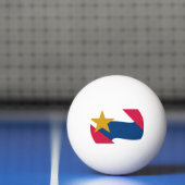 Balle De Ping Pong Drapeau de Lafayette, Indiana (Filet)