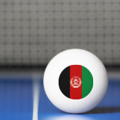 Balle De Ping Pong Drapeau de l'Afghanistan (Filet)