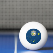 Balle De Ping Pong Drapeau de l'Alaska (Filet)