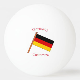Balle De Ping Pong Drapeau de l'Allemagne Thunder_Cove