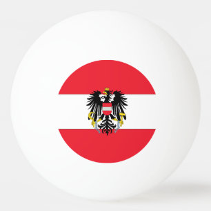 Balle De Ping Pong Drapeau de l'Autriche