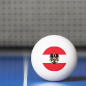 Balle De Ping Pong Drapeau de l'Autriche (Filet)