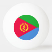 Balle De Ping Pong Drapeau de l'Érythrée (Dos)