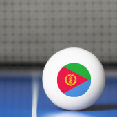 Balle De Ping Pong Drapeau de l'Érythrée (Filet)