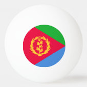 Balle De Ping Pong Drapeau de l'Érythrée (Dos)