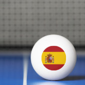 Balle De Ping Pong Drapeau de l'Espagne (Filet)