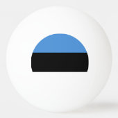 Balle De Ping Pong Drapeau de l'Estonie (Dos)
