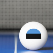 Balle De Ping Pong Drapeau de l'Estonie (Filet)